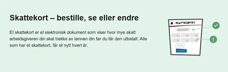 Featured image for Husk skattekort 2026